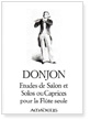 第4回目　Johannes DONJON  &  Francois DONJON : 8 Etudes de Salon