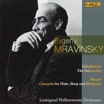EVGENY MRAVINSKY, W.A.MOZART : CONCERTO FOR FLUTE, HARP AND ORCHESTRA C-DUR K.299