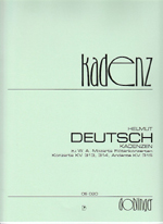 KADENZEN,KV 313/314/315 (H.DEUTSCH)