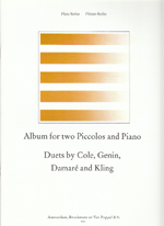 ALBUM FOR TWO PICCOLOS ＆ PIANO (ED.WYE)