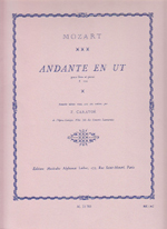ANDANTE C-DUR, (AVEC CADENCE DE F.CARATGE)