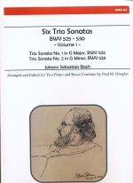 SIX TRIO SONATAS BWV525-530 VOL.1,NO.1 G-DUR&NO.2 G-MOLL