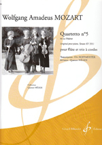 QUARTETTO NO.5 A-DUR (FROM PIANO SONATE KV331) (ARR.HOFFMEISTER)