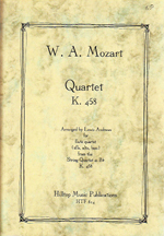 QUARTET KV458 (ARR.ANDREWS)