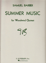 SUMMER MUSIC,OP.31,SCORE & PARTS