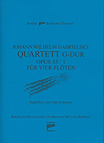 QUARTETT G-DUR OP.53/1, SCORE & PARTS