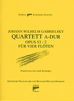 QUARTETT A-DUR OP.53/2, SCORE & PARTS