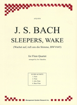 SLEEPERS, WAKE (WACHET AUF,RUFT UNS DIE STIMME,BWV645)(ARR:JIRO TAKASHITA)