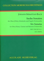 6 TRIOSONATEN VOL.1 BWV525-527 (ARR.RECHTMAN)