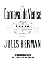 LE CARNAVAL DE VENISE, CAPRICE OP.39
