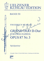 GRAND DUO D-DUR OP.87 NR.3, SCORE