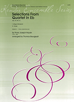 SELECTIONS FROM QUARTET IN ES (OP.33, NO.2) : I.ALLEGRO MODERATO & IV.FINALE (ARR.BOURGAULT)