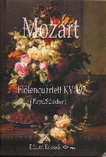 FLOTENQUARTETT KV497 (PIANO SONATA FUR 4 HANDEN) (ARR.PLEYEL/SCHACHER), SCORE & PARTS