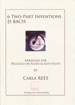 6 TWO-PART INVENTIONS BWV776,781,782,783,784,785 (ARR.REES) SCORE ONLY