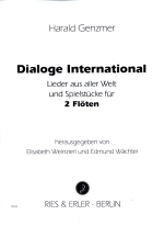 DIALOGE INTERNATIONAL (SONGS FROM AROUD THE WORLD & PIECES FOR 2 FLUTES) (WITH DEMO CD)