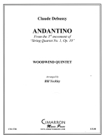 ANDANTINO FROM THE 3RD MOV. OF STRING QUARTET NO.1 OP.10 (ARR.YECKLEY) SCORE & PARTS