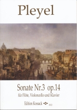 SONATE NR.3 OP.14 B-DUR, SCORE & PARTS