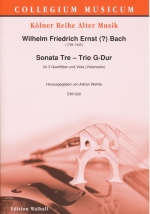 SONATA TRE - TRIO G-DUR (ED.WEHLTE)