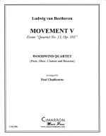MOVEMENT V FROM QUARTET NO.13 OP.130 (ARR.CHADBOURNE)