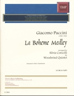 LA BOHEME MEDLEY (ARR.CORICELLI), SCORE & PARTS