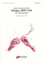 ADAGIO BWV564 (FROM hTOCCATA, ADAGIO & FUGAh)(ARR.PETERS) SCORE & PARTS