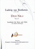 DUO NR.1 WOO27, PARTS (ARR.OSTERMEYER)