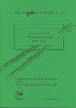 FLUTE SONATA H-MOLL BWV1030 (ARR.MULLER-DOMBOIS), SCORE