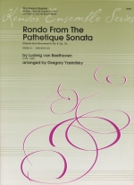 RONDO FROM THE PATHETIQUE SONATA (THEMES FROM MOV.III, NO.8 OP.13) SCORE & PARTS (ARR.YASINITSKY)