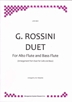 DUET FOR ALTO FLUTE AND BASS FLUTE (ARR.TAKASHITA)(ARRANGEMENT FROM DUET FOR CELLO AND BASS)