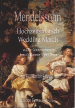 WEDDING MARCH FROM hMIDSUMMER NIGHTfS DREAMh (ARR.KOSSACK), SCORE & PARTS