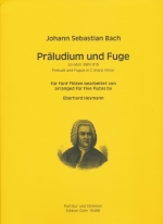 PRALUDIUM UND FUGE CIS-MOLL BWV849, SCORE & PARTS (ARR.HEYMANN)