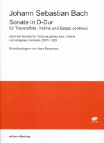 SONATA IN D-DUR BWV1028 (ARR.BERGMANN)
