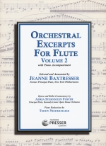 ORCHESTRAL EXCERPTS FOR FLUTE, VOL.2