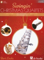 SWINGINf CHRISTMAS QUARTETS (ARR.LOCKS), SCORE & PARTS (WITH AUDIO ACCESS)