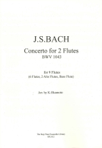 CONCERTO FOR 2 FLUTES BWV1043 (ARR:KEN OKAMOTO)