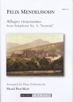 ALLEGRO VIVACISSIMO (FROM SYMPHONY NO.3 hSCOTTISHh) (ARR.BEN-MEIR), SCORE & PARTS