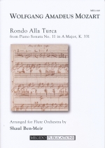 RONDO ALLA TURCA FROM PIANO SONATA NO.11 A-DUR K.331@(ARR.BEN-MEIR),@SCORE & PARTS
