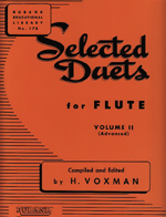 SELECTED DUETS FOR FLUTE,VOL.2:ADVANCED (ED.VOXMAN)