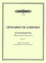 SINFONIETTA,OP.75, PARTS