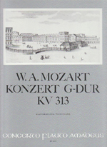 KONZERT G-DUR,KV313 (CADENCES BY WENDEL)