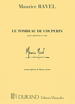 LE TOMBEAU DE COUPERIN,SCORE (ARR.JONES)