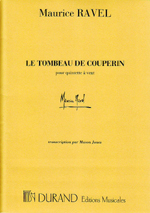 LE TOMBEAU DE COUPERIN,PARTS (ARR.JONES)