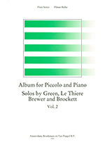 ALBUM FOR PICCOLO & PIANO,VOL.2 (ED.WYE) G15959
