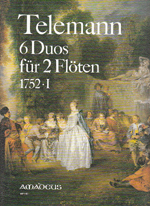 6 DUOS (1752),VOL.1 TWV40:130-135 G19109