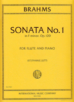 SONATA NO.1 F-MOLL OP.120 (ORIGINAL CL. SONATA) (ED.JUTT) G24732
