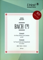 SONATE G-MOLL BWV1020/H542.5 (ED.KUIJKEN) G25016