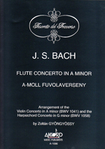 FLUTE CONCERTO A-MOLL (FROM BWV1041 & 1058) (ARR.GYONGYOSSY) G25974