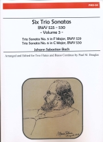SIX TRIO SONATAS BWV525-530 VOL.3,NO.5 F-DUR&NO.6 C-DUR G26321