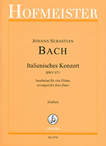 ITALIENISCHES KONZERT BWV971 (ARR.GELLER)