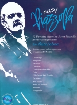 EASY PIAZZOLLA : 12 FAVORITE PIECES FOR FLUTE/OBOE (ARR.CERINO) (WITH mp3CD) G32403
